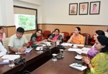 आंगन मिलन सेवा कार्यक्रम को लेकर विस्तृत चर्चा की