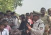 बलरामपुर के कपौवा गांव में तेंदुए का हमला:खेत के पास बंधी भेड़ को उठा ले गया, ग्रामीणों में खतरे का डर