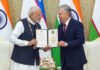 प्रधानमंत्री मोदी को उज्बेकिस्तान ने सर्वोच्च नागरिक सम्मान से नवाजा