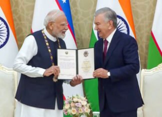 प्रधानमंत्री मोदी को उज्बेकिस्तान ने सर्वोच्च नागरिक सम्मान से नवाजा