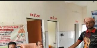 राम नगर खजूरी में मुख्यमंत्री जन आरोग्य मेला:42 लाभार्थियों को मिली स्वास्थ्य सेवाएं, 5 किशोरियों को लगा HPV टीका
