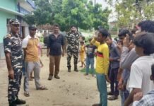 SSB Flood Awareness Campaign at Nepal Border