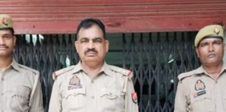 सादुल्लानगर पुलिस ने वित्तीय संस्थानों की सुरक्षा परखी:बैंक-डाकघर, जनसेवा केंद्रों पर सघन चेकिंग; साइबर फ्रॉड से बचाव बताया