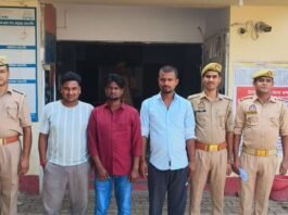 कोनकटी चौराहे पर मारपीट के विवाद में तीन आरोपी गिरफ्तार:पुलिस ने शांति व्यवस्था बनाए रखने के लिए भेजा कोर्ट, एक पहले भी पकड़ा गया था