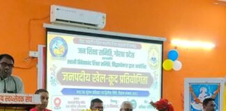 शोहरतगढ़ के शिशु मंदिर में जनपदीय खेल-कूद प्रतियोगिता संपन्न:16 स्कूलों के 375 छात्रों ने एथलेटिक्स, कबड्डी और कूद में दिखाया दम