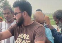 श्रावस्ती में दो बाइकों की टक्कर, बुजुर्ग घायल:जिला अस्पताल रेफर, सिसवारा-भिनगा मार्ग पर हादसा