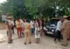 आरटीओ कार्यालय में पुलिस देख भागे संदिग्ध:छविलहां खोर में संयुक्त कार्रवाई, 4 लोग पकड़े गए