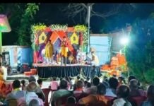 महाराजगंज के सोहरवालिया में गणेश पूजा पर जागरण:सैकड़ों ग्रामीणों ने रातभर भक्ति गीत और कीर्तन से की गणपति बप्पा की उपासना