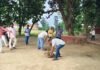 देई माता मंदिर परिसर में चला विशेष स्वच्छता अभियान:सेवा संकल्प अभियान के तहत पीएम मोदी के जन्मदिन पर बनकटी में हुई सफाई