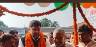 विधायक विनय वर्मा ने नेशनल हॉस्पिटल का उद्घाटन किया:सिद्धार्थनगर के कठेला कोठी चौराहे पर खुला, डॉ. अब्दुल खालिक बोले- मरीजों को दूर नहीं जाना पड़ेगा
