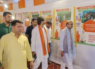 बस्ती में भाजपा ने शुरू किया सेवा-सुशासन पखवारा:प्रधानमंत्री मोदी के जन्मदिन पर हरीश द्विवेदी बोले- सेवा कार्यक्रमों से लोगों तक पहुंचेंगे