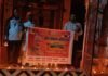 पीएम मोदी के जन्मदिन पर मंदिर में स्वच्छता अभियान:चलाया गया 'सेवा संकल्प अभियान', जनप्रतिनिधियों ने किया श्रमदान, दीप भी जलाए गए