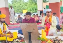 भिनगा में 62वीं वाहिनी SSB ने मनाई विश्वकर्मा पूजा:जवानों ने वाहनों और तकनीकी उपकरणों की भी पूजा की
