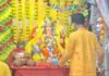 जमुनहा में गणेश उत्सव के दौरान शंकर जी की झांकी:श्रद्धालुओं ने हर-हर महादेव के जयकारे लगाए, भक्तिमय हुआ माहौल
