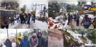 पहाड़ी इलाकों में सितंबर के महीने में दिसंबर जैसी बर्फबारी