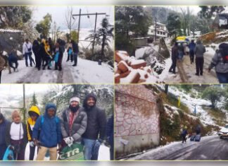 पहाड़ी इलाकों में सितंबर के महीने में दिसंबर जैसी बर्फबारी