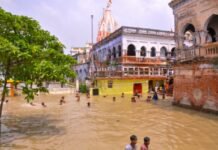 पटना में गंगा का जलस्तर घटा, लेकिन बाढ़ का संकट बरकरार, 500 से ज्यादा दुकानें प्रभावित