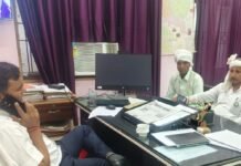 धान की फसल में दाना न बनने का खतरा:माशा कलां में किसान नेता ने कृषि अधिकारियों से मांगा उचित मुआवजा, सर्वे में वैज्ञानिक आकलन की मांग