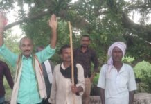 छेदी पुरवा गांव में तेंदुआ ने बकरी को बनाया निवाला:ग्रामीणों में दहशत, वन विभाग कर रहा निगरानी; पिंजरा लगाया गया