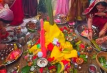 रेहरा बाजार में हलषष्ठी पर्व श्रद्धा से मनाया गया:माताओं ने संतान की लंबी उम्र और सुख-समृद्धि के लिए व्रत रखा
