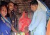 चार मासूमों की मौत के बाद पंचमा गांव में ब्रह्मभोज:कांग्रेस नेता की परिजनों को सांत्वना; बोले- इस दुख की घड़ी में परिवार अकेला नहीं
