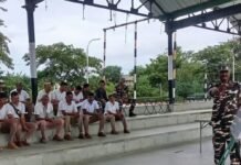 SSB जवानों को सीमा सुरक्षा के लिए ऑपरेशनल तैयारी:बलरामपुर में 09वीं वाहिनी SSB ने ड्यूटी के दौरान सतर्कता का महत्व बताया