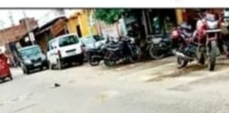 तुलसीपुर में टूटे स्पीड ब्रेकर बन रहे हादसों की वजह:राहगीरों और वाहन चालकों को हो रही परेशानी, संतुलन बिगड़ने से गिर रहे लोग