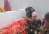 बाइक की टक्कर से मां-बेटा घायल:श्रावस्ती के जमुनहा बहराइच राज्यमार्ग पर हुआ हादसा, इलाज जारी