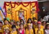 बीसोखोर के स्कूल में जन्माष्टमी मनाई गई:बच्चों ने राधा-कृष्ण की मनमोहक झांकियां और प्रस्तुतियां दीं