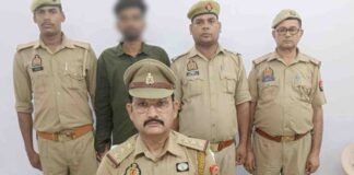 अंतरजनपदीय शातिर अपराधी अवैध पिस्टल और कारतूस के साथ गिरफ्तार:बस्ती, अयोध्या और गोंडा में 12 केस दर्ज, पल्सर बाइक भी मिली