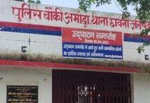 अमोढ़ा चौकी के नए प्रभारी बने राधा रमन यादव:शैलेंद्र सिंह का छावनी थाने में तबादला, उमरिया चौकी से आए यादव