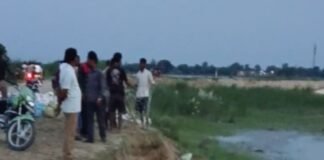 श्रावस्ती में राप्ती नदी का कटान तेज:भिनगा-सिसवारा संपर्क मार्ग नदी में समाया, ग्रामीण परेशान; प्रशासन से मदद की गुहार
