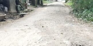विशुनपुर गबड़ुआ-धर्मपुर मार्ग जर्जर:गड्ढों और कीचड़ से लोग परेशान, दुर्घटना की आशंका; ग्रामीणों ने मरम्मत मांगी