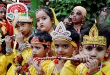 श्रावस्ती के सिसवारा बाजार में जन्माष्टमी की तैयारियां पूरी:कलाकार करेंगे लीलाओं का मंचन, कार्यक्रम को लेकर श्रद्धालुओं में दिख रहा उत्साह