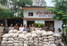 महराजगंज में 119 बोरी चाइनीज लहसुन जब्त, एक हिरासत में:नेपाल के रास्ते लाई गई खेप, पुलिस-एसएसबी की संयुक्त कार्रवाई