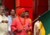 देवीपाटन से 108 श्रद्धालुओं का दल अयोध्या दर्शन के लिए:पीठाधीश्वर मिथिलेश नाथ योगी ने हरी झंडी दिखाकर किया रवाना