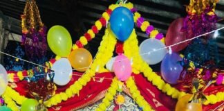 श्रीकृष्ण जन्माष्टमी का पर्व धूमधाम से मनाया जा रहा:बरगदवा में दिखा खास उत्साह, मंदिरों और पूजा स्थलों को सजाया गया