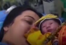 जन्माष्टमी पर नवजात कान्हा के रूप में हुआ स्वागत:मां ने पीले वस्त्र और मुकुट पहनाकर सजाया, परिवार में उत्सव का माहौल
