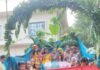 बेलवा टिकर में जन्माष्टमी पर निकली भव्य झांकी:रामजानकी मंदिर से निकली, देखने उमड़े ग्रामीण, भक्तिमय हुआ माहौल