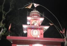 श्रावस्ती के राधा-कृष्ण मंदिर में जन्माष्टमी की विशेष सजावट:पूजा-पाठ की तैयारियां पूरी, दर्शन के लिए पहुंच रहे श्रद्धालु