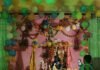 बलरामपुर के दुधरा मंदिर में धूमधाम से मना कृष्ण जन्मोत्सव:गैंडास बुजुर्ग क्षेत्र के श्री राम जानकी मंदिर में उमड़ी भक्तों की भीड़, हुए भजन-कीर्तन