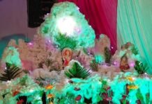 संसारीपुर में फायर स्टेशन पर धूमधाम से मनाई गई जन्माष्टमी:दमकलकर्मी भक्तिमय माहौल में रंगे, परिसर में सजी मनमोहक झांकी