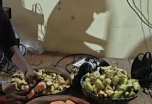 बंठिहवा चौराहे पर जन्माष्टमी का भव्य पंडाल तैयार:रात 12 बजे होगा श्रीकृष्ण जन्मोत्सव, फूलों और लाइटों से सजा इलाका