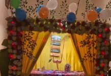 लालगंज थाना परिसर मंदिर में जन्माष्टमी का आयोजन:थानाध्यक्ष के नेतृत्व में हुआ सांस्कृतिक कार्यक्रम, कई गणमान्य लोग हुए शामिल