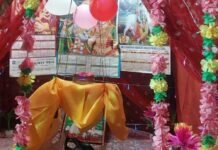हरदत्त नगर गिरंट थाने में कृष्ण भक्ति में डूबे श्रद्धालु:जन्माष्टमी पर ढोल-नगाड़ों और भजनों से गूंजा परिसर, भंडारे में उमड़ी भीड़