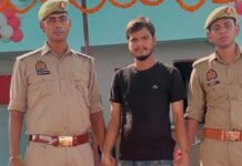 पानी की मोटर चोरी में वांछित आरोपी गिरफ्तार:छावनी पुलिस ने चोरी की मोटर भी बरामद की, कोर्ट भेजा