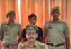 छावनी पुलिस ने सिंचाई मोटर चोर को किया गिरफ्तार:एक मोटर बरामद, आरोपी के खिलाफ कई केस दर्ज