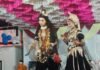 नवाबगंज थाना परिसर में धूमधाम से मनाई गई जन्माष्टमी:बाहर से आए कलाकारों ने धार्मिक कार्यक्रम प्रस्तुत किए, बड़ी संख्या में लोग पहुंचे