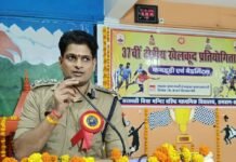 बस्ती में 37वीं क्षेत्रीय कबड्डी-बैडमिंटन प्रतियोगिता का उद्घाटन:एसपी बोले- खेल से स्वास्थ्य और राष्ट्र निर्माण, 331 खिलाड़ी ले रहे हिस्सा