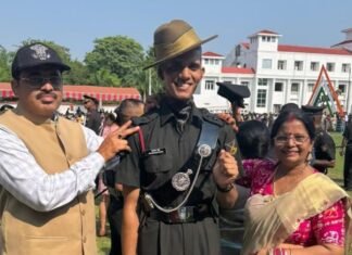अमोढ़ा क्षेत्र के चंदहा गांव के शिवमेंद्र सिंह बने लेफ्टिनेंट:रिटायर्ड सूबेदार मेजर के बेटे ने चेन्नई OTA से पूरी की ट्रेनिंग, 16 गढ़वाल राइफल्स से जुड़े